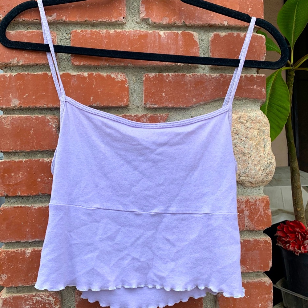 Brandy Melville Lavender Crop Top